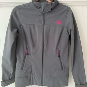 The North Face Women's Gray and Pink Jacket